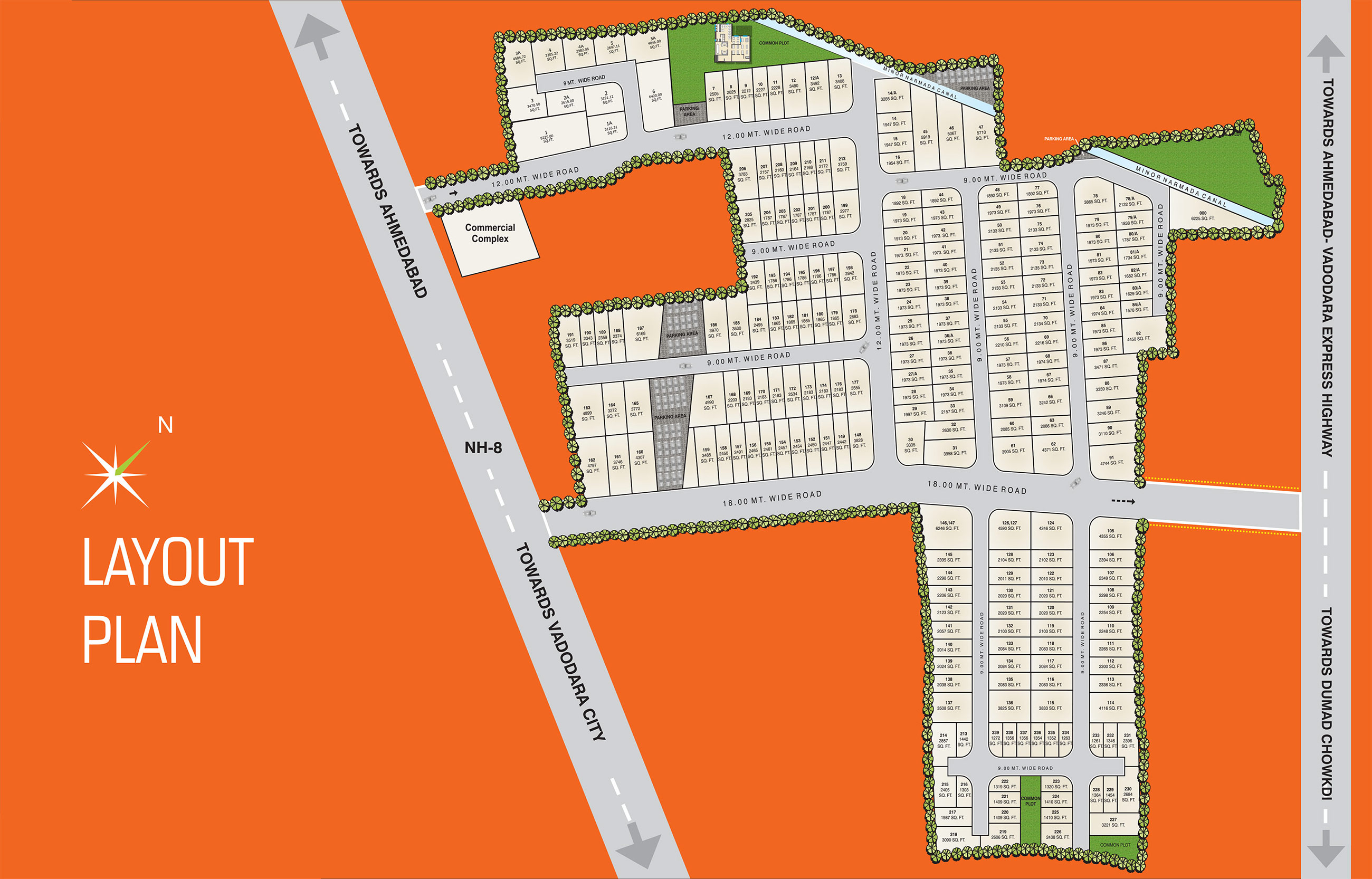 Layout For Brushellz Best Industrial Park In Vadodara